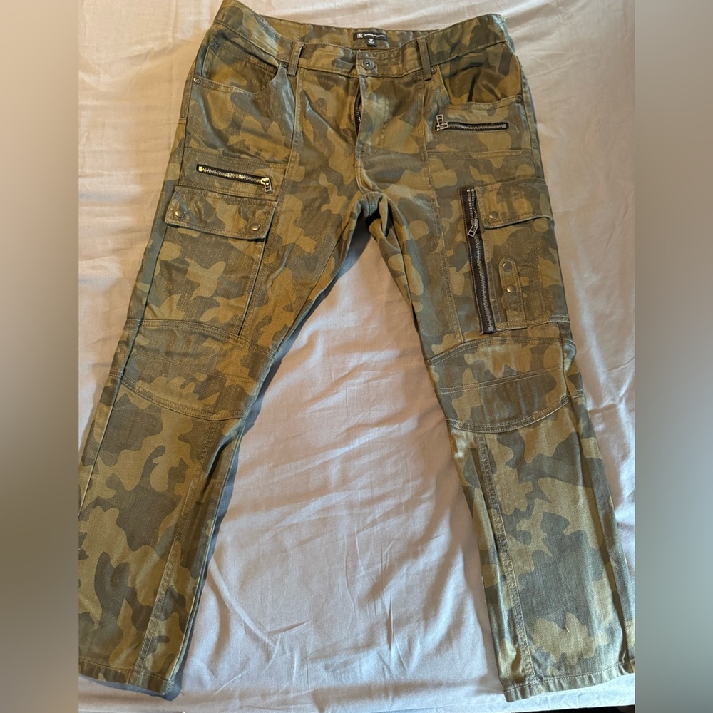 INC CAMO CARGO PANTS 36x30